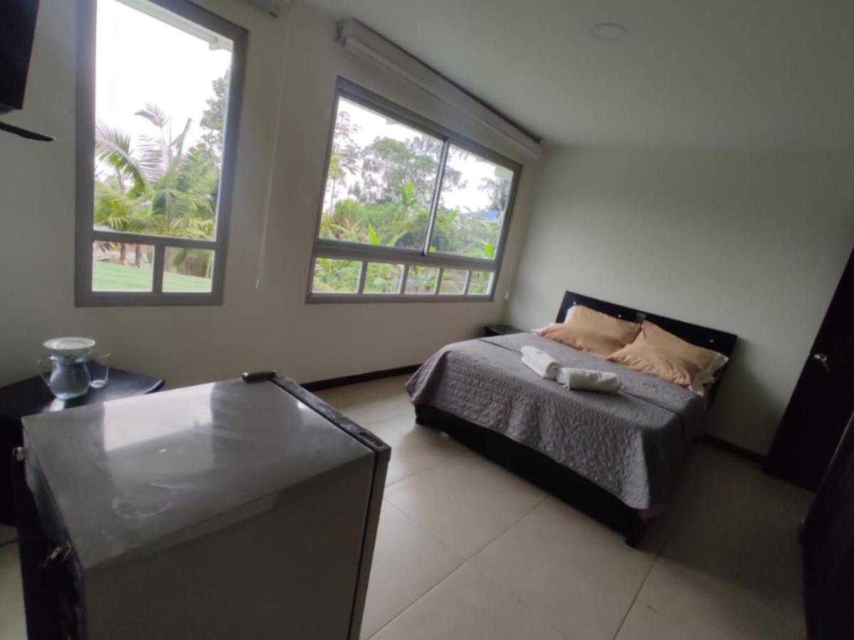 לה מסה Habitacion Privada En Finca Turistica Hualcala מראה חיצוני תמונה
